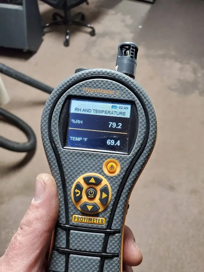 Moisture meter humidity assessment for Fire & Smoke Damage Restoration in Trumbull